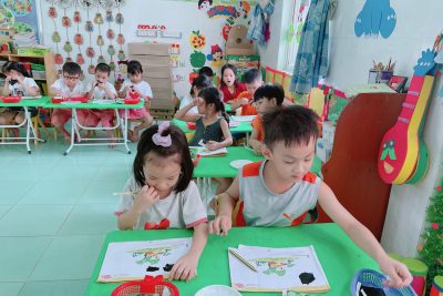 Các hoạt động của trẻ 5-6 Tuổi ở Trường MN Nghĩa Trung.