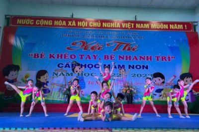 Hội thi “Bé khéo tay, bé nhanh trí”cấp Huyện năm học 2022-2023