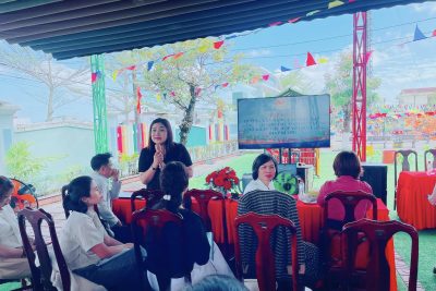 TRƯỜNG MẦM NON NGHĨA TRUNG CHÀO ĐÓN ĐOÀN CỦA BỘ GIÁO DỤC VÀ SỞ GIÁO DỤC QUẢNG NGÃI