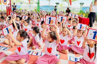 HOẠT ĐỘNG LÀM QUEN TIẾNG ANH CHO TRẺ MẦM NON CUỐI NĂM HỌC CỦA TRƯỜNG MẦM NON NGHĨA TRUNG