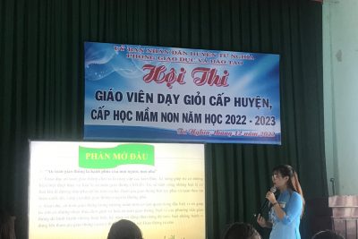 GIÁO VIÊN THAM DỰ HỘI THI GIÁO VIÊN DẠY GIỎI CẤP HUYỆN. NĂM HỌC 2022-2023