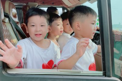 Tham quan Trường Tiểu Học của các bé 5-6 tuổi Mầm non Nghĩa Trung