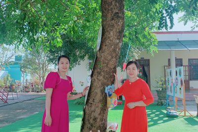 LỄ KẾT NẠP ĐẢNG VIÊN MỚI CỦA CHI BỘ TRƯỜNG MẦM NON NGHĨA TRUNG